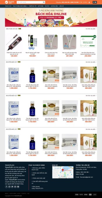 Mẫu giao diện bách hóa