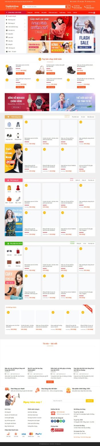 Web shop đơn giản thân thiện